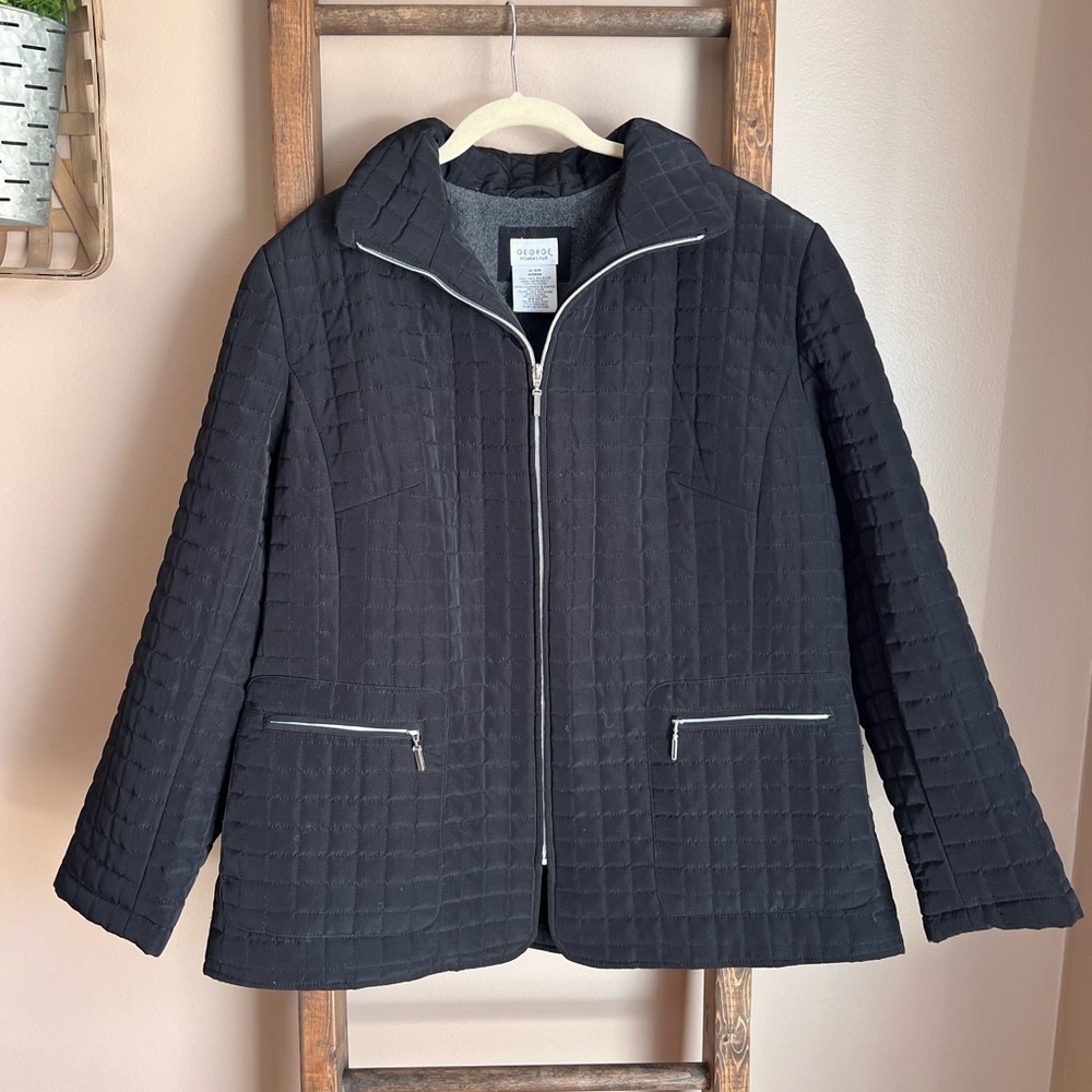 Black Quilted Jacket